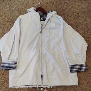 White Oversized Rain Coat